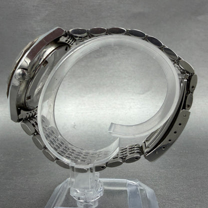 Seiko Business A Watch Men 37mm Silver Dial Silver Tone Daydate 8346-9010 PARTS7
