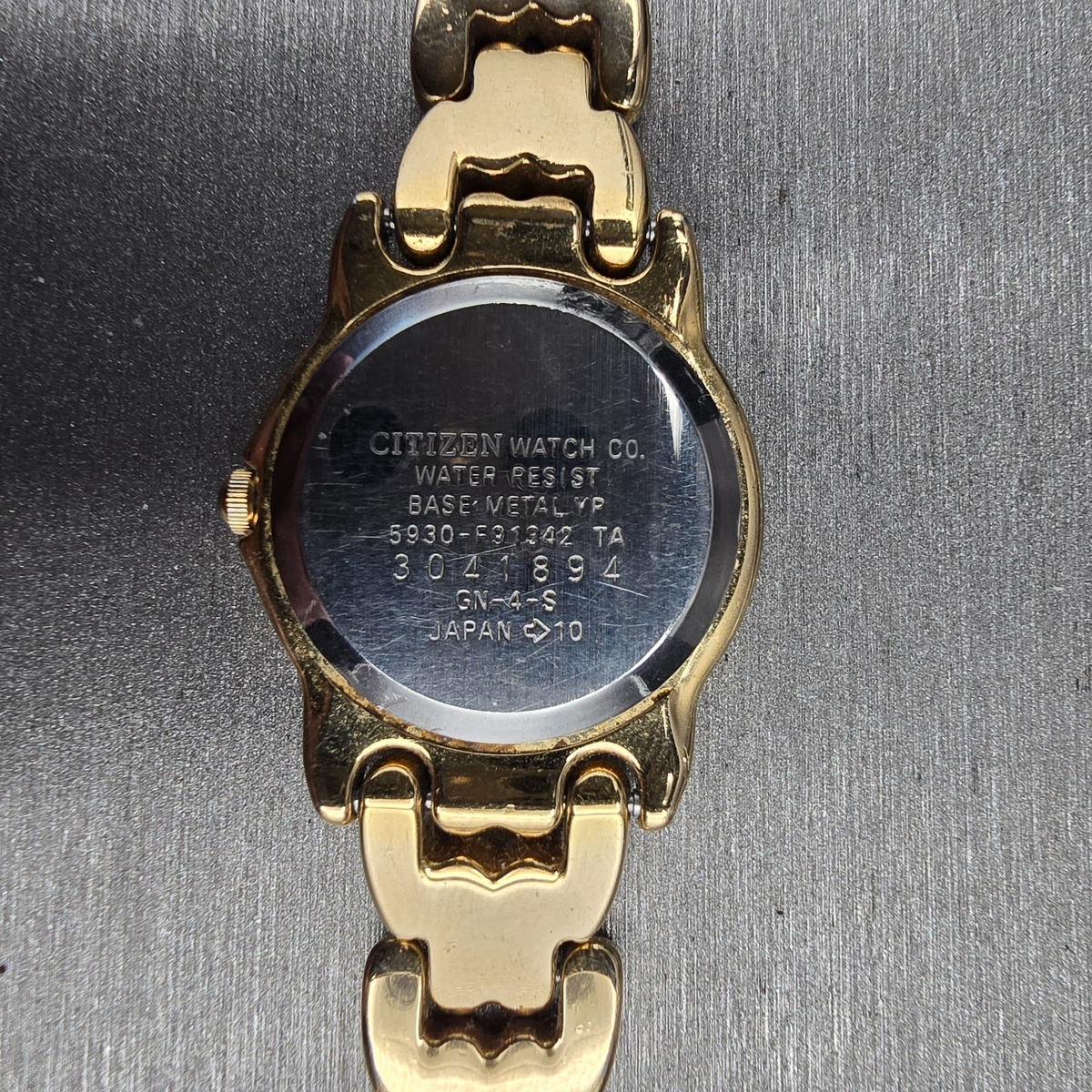 Citizen Elegance Watch Women 23mm MOP Dial Gold Round 5930-F91342 New Battery 7810