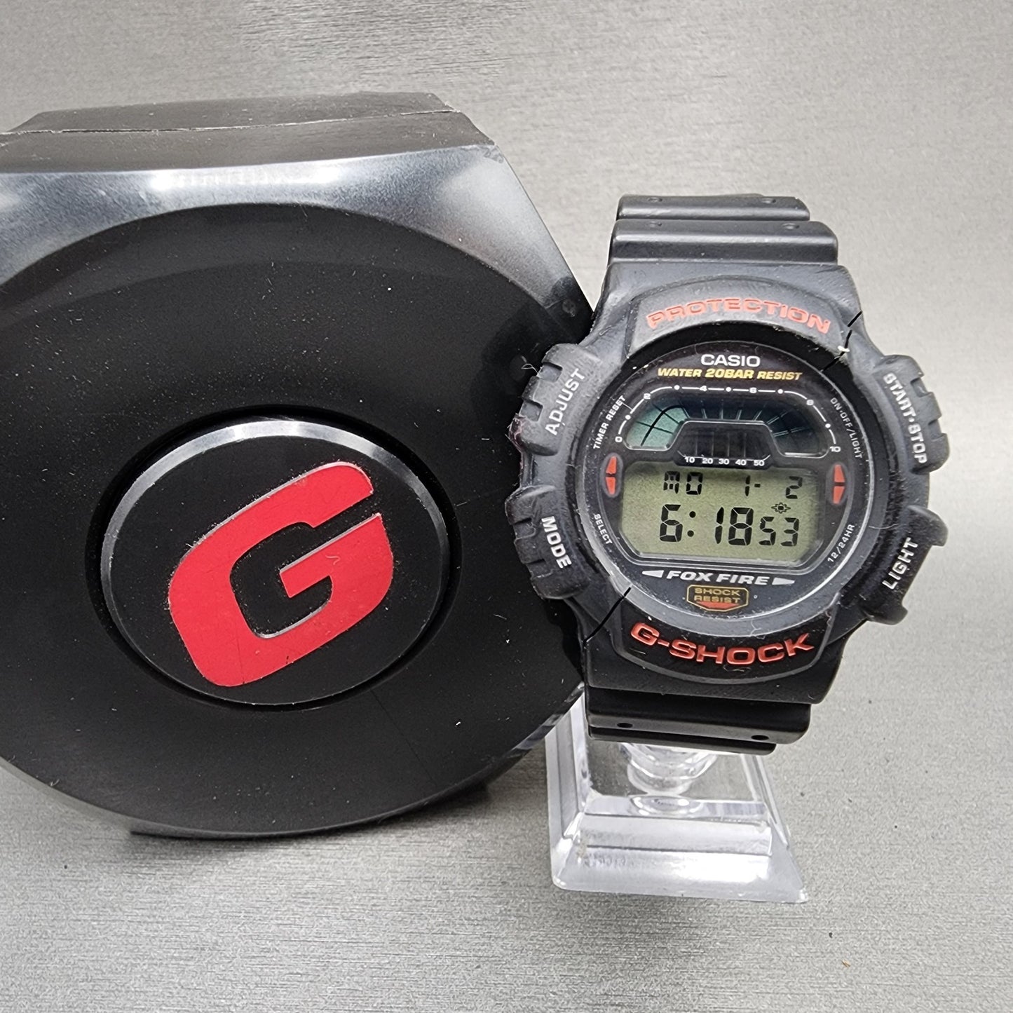Casio GShock DW8700 Watch Men 47mm Digital Black Alarm Chrono New Battery0