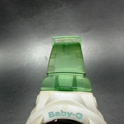 Casio Baby-G Watch Women 43mm White Green Digital Alarm Chrono BG-169WH New Batt4
