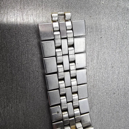 Seiko Bracelet 20mm Stainless Steel Two Tone Tri Folding Clasp VTG Japan9