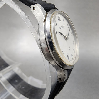 Seiko Watch Women 21mm Silver Dial Silver Tone Round 22200020 Manual Runs3