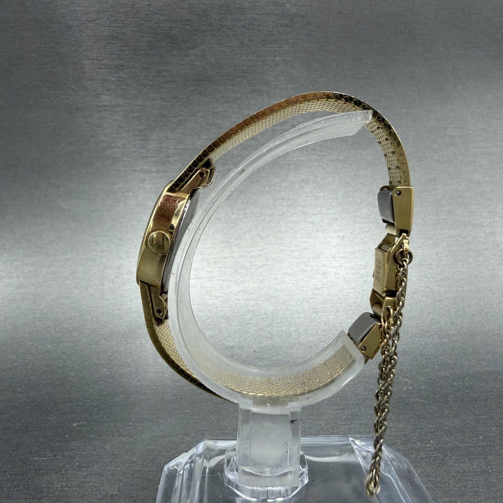 Seiko Watch Women 19mm Silver Dial Gold Tone Round 1400-8099 New Battery6