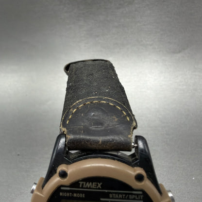 Timex Expedition Watch Men 38mm Digital Brown Black Tone Round READ!!!! New Batt4