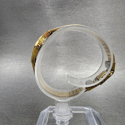 Seiko Watch 17mm Women Champagne Dial Gold Tone Round 20200329 New Battery7