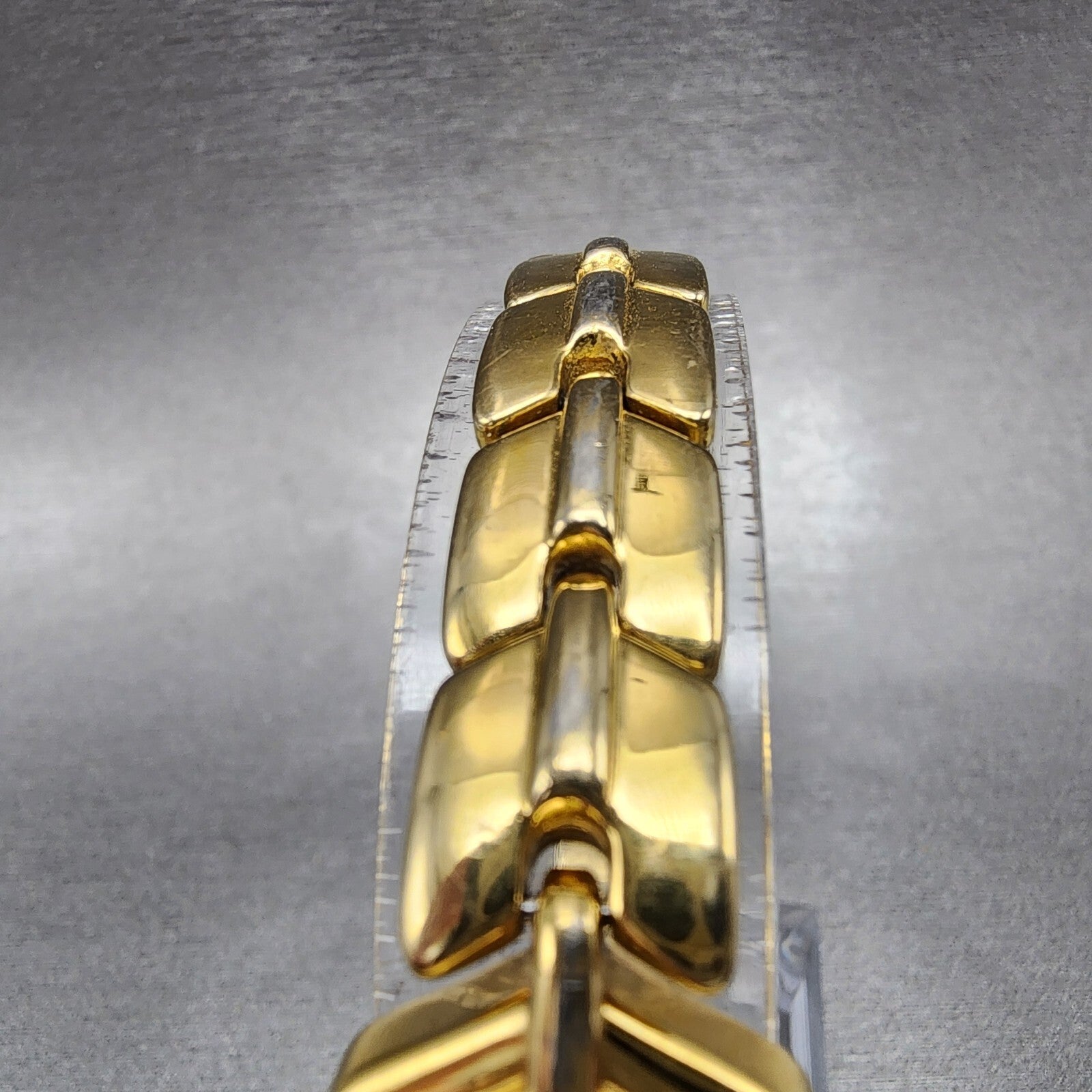 Pulsar Watch Women 17mm MOP Dial Gold Tone Hexagon V8105880 New Battery3