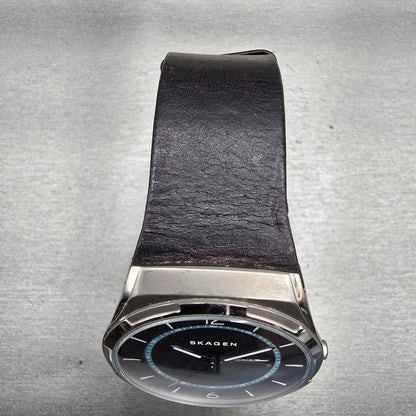 Skagen Melbye Watch Men 40mm Gray Dial Titanium Daydate Round SKW6305 New Batt4