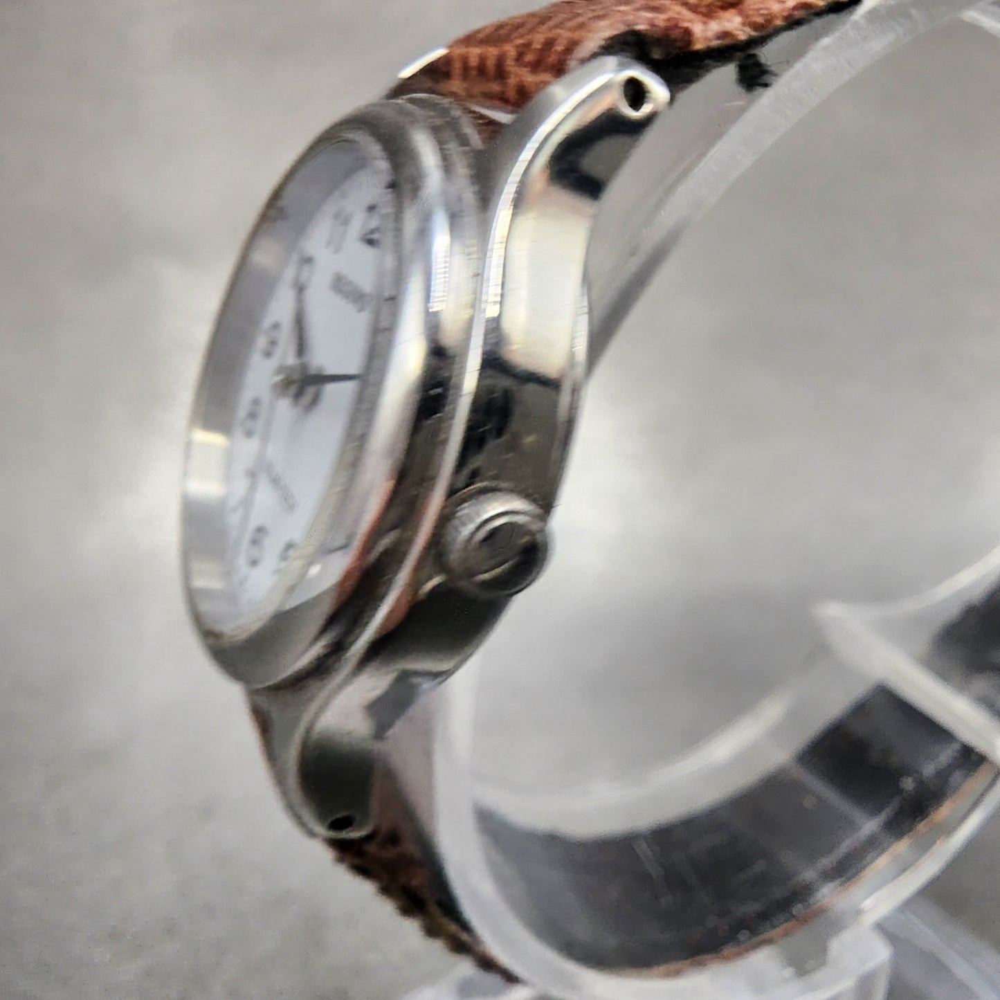 Citizen Reguno Watch Women 24mm White Dial Silver Tone E031T017207 Solar Runs2