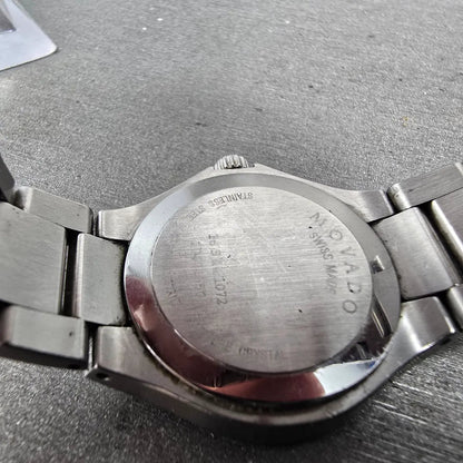 Movado Museum Watch Women 28mm Black Dial Stainless Steel Round New Battery9