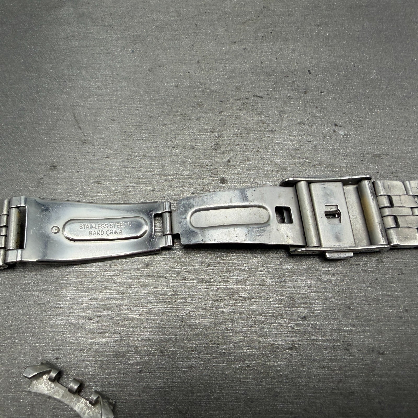 Seiko Bracelet 18mm Two Tone Stainless Steel 4A4K1C1 Tri-Folding Clasp17