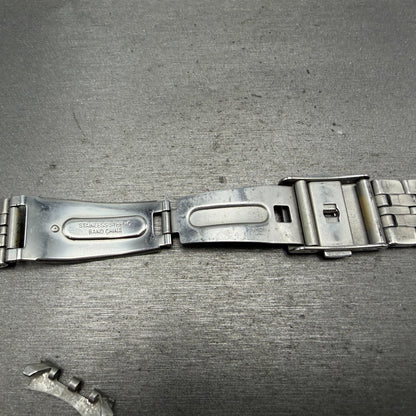 Seiko Bracelet 18mm Two Tone Stainless Steel 4A4K1C1 Tri-Folding Clasp17
