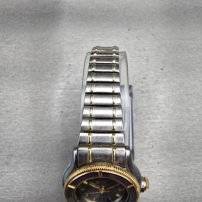 Seiko Watch Women 24mm Gray Dial Two Tone Round 7321-0150 New Battery Vintage4
