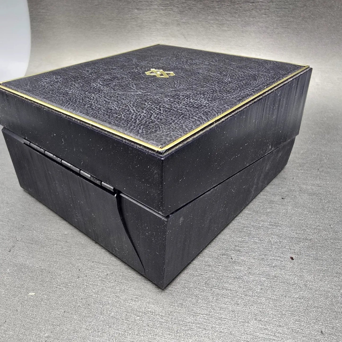 Seiko Presentation Watch Box Case Blue Plastic 1970s Quartz Vintage7