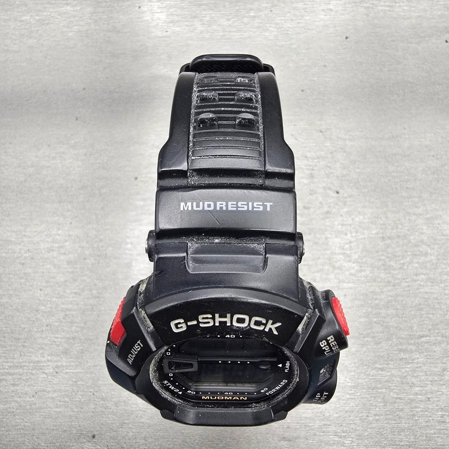 Casio G-Shock Mudman G-9000 Watch Men 45mm Black Black Chrono Alarm New Battery4