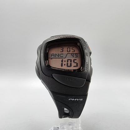 Casio Refree Timer Watch Men 39mm Digital Black PHYS Alarm Chrono New Battery