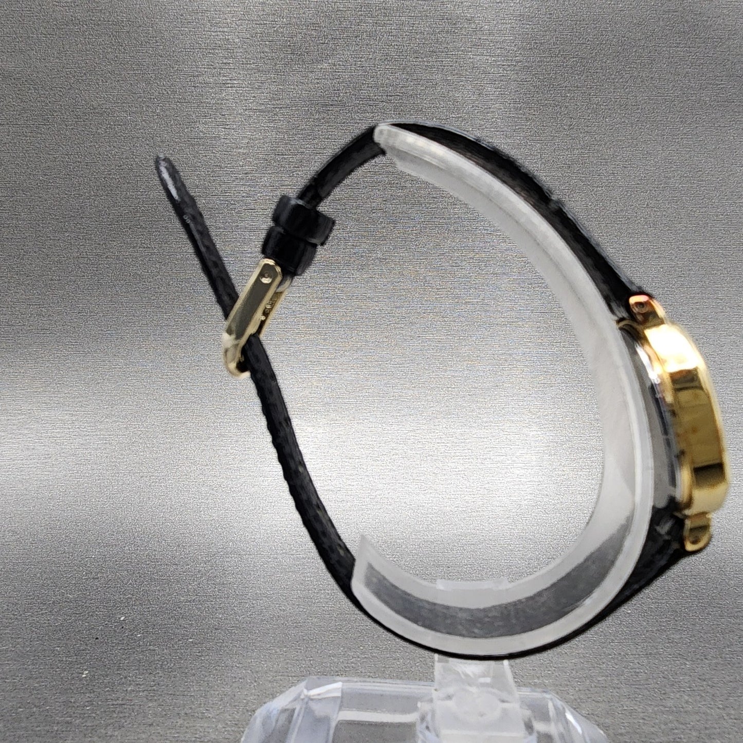 Seiko Watch Women 24mm Champagne Dial Gold Tone Octagon 14215240 New Battery8