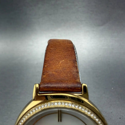 Michael Kors Cinthia Watch Women 34mm MOP Dial Gold Tone Round New Battery4