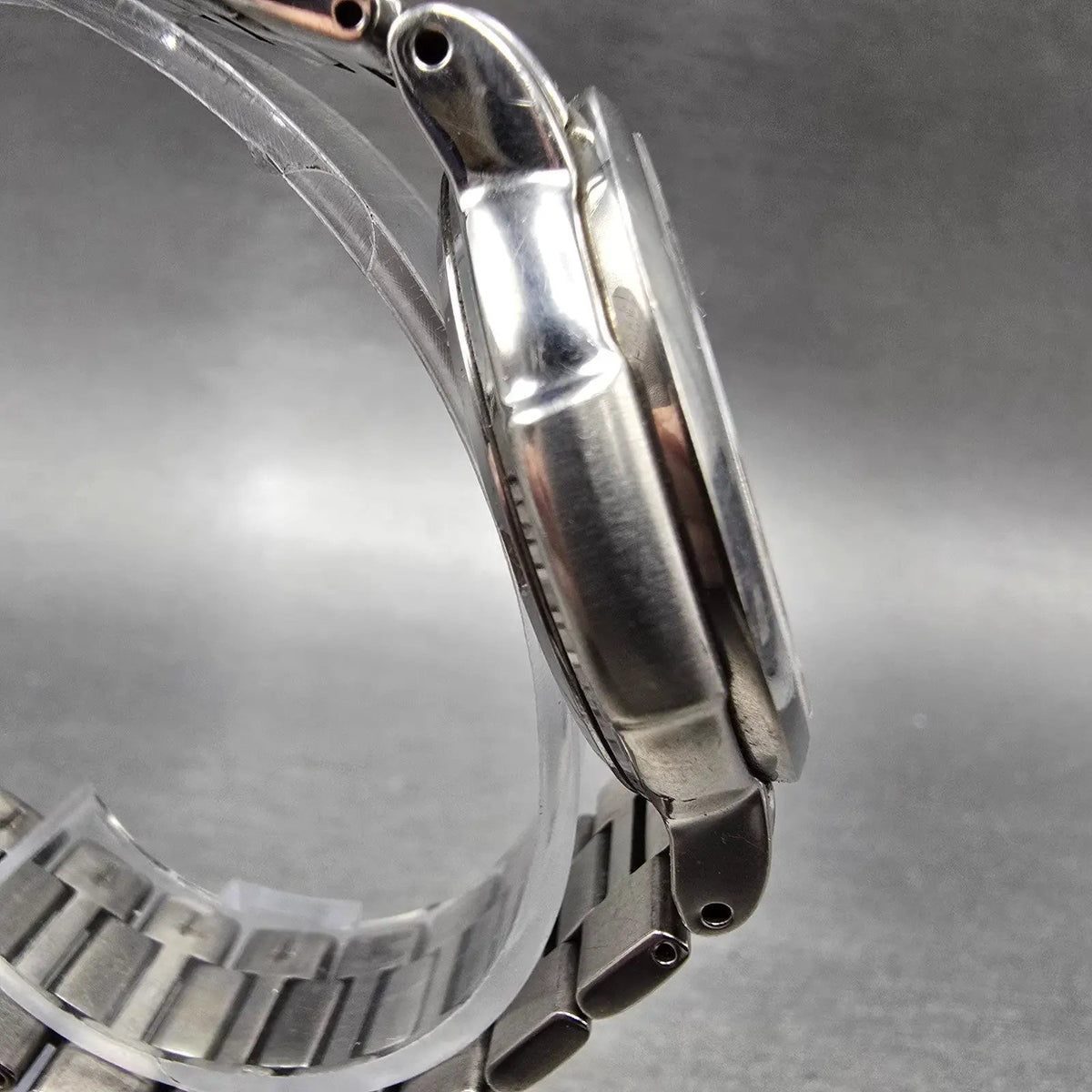 Seiko Watch Men 35mm White Dial Titanium Daydate Round 7N43-7B80 PARTS4
