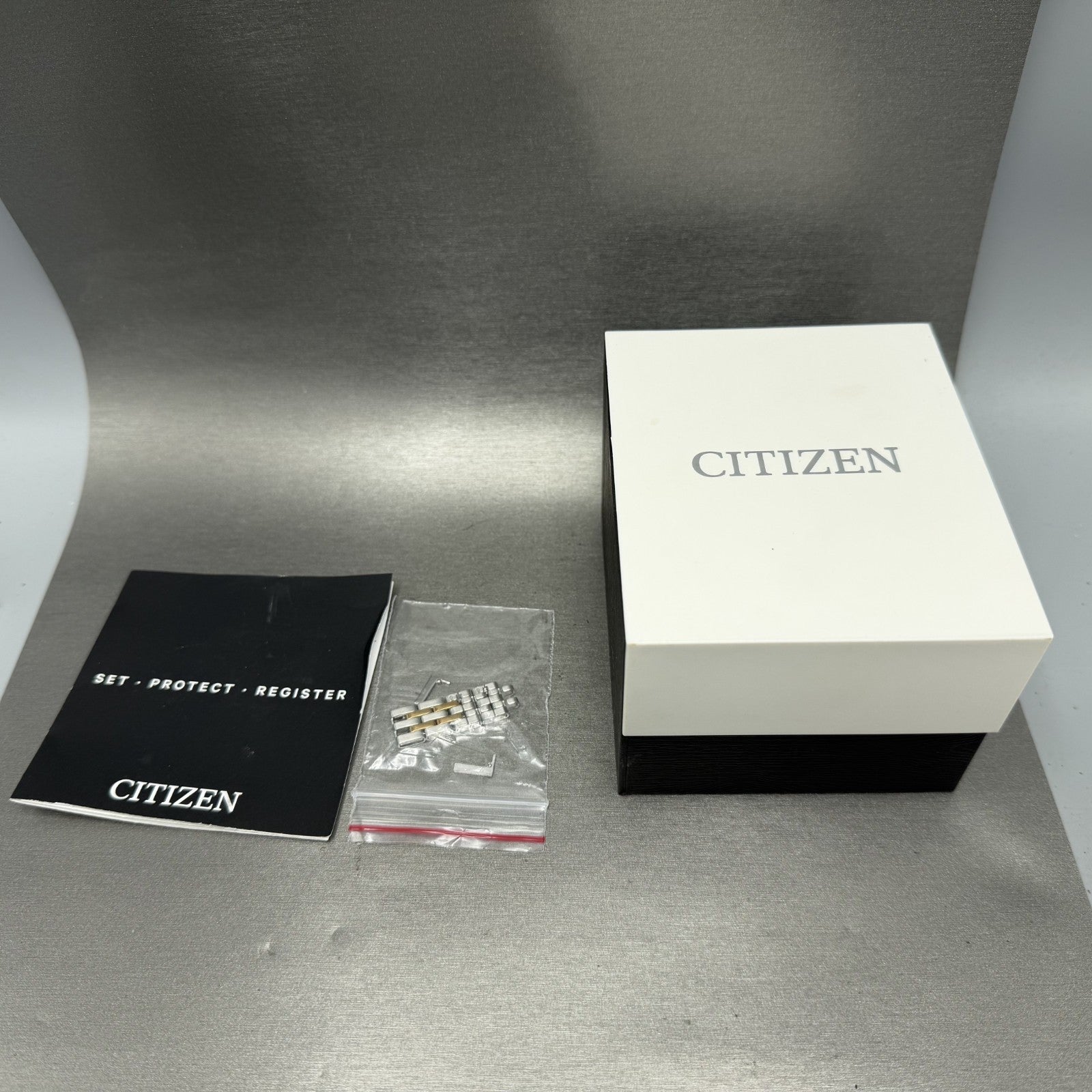 Citizen Watch Women 28mm White Dial Two Tone Daydate Round EQ060553A New Batt13