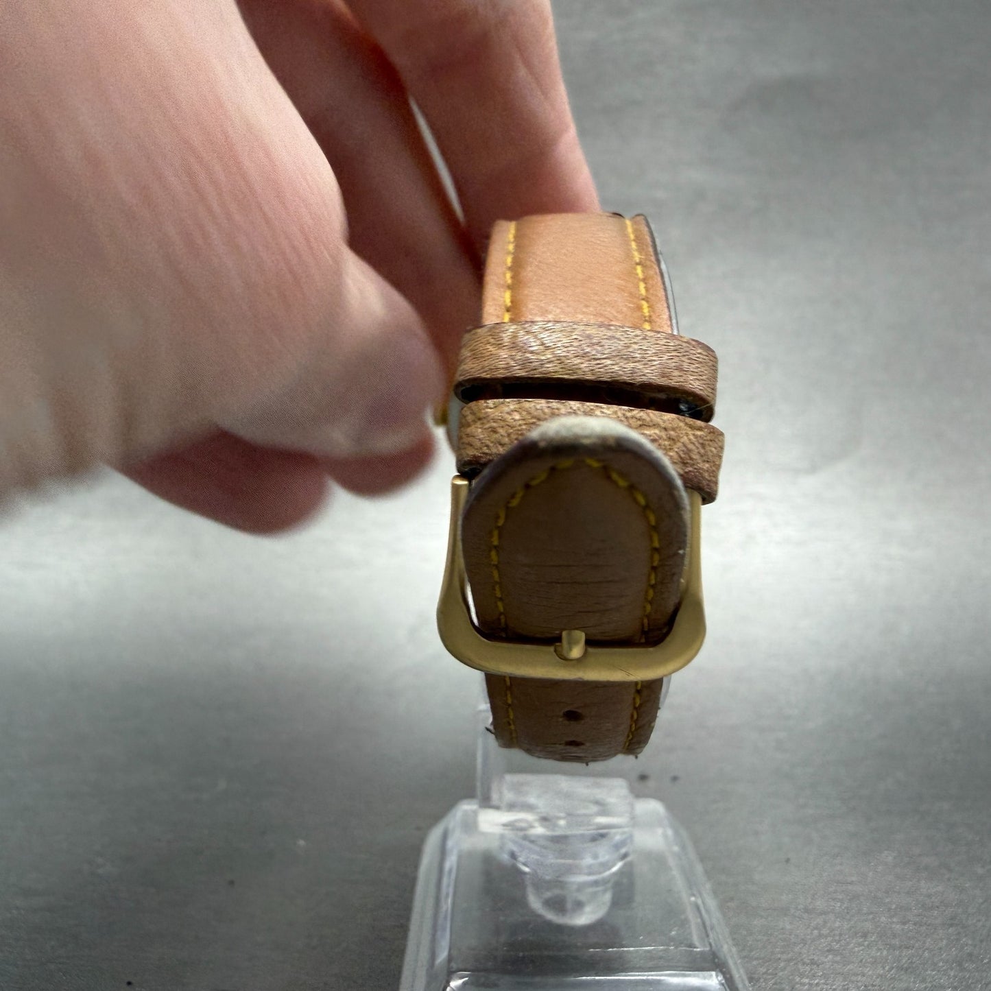 Citizen Junction Watch Unisex 31mm Cream Dial Gold Tone 6A31-L02265 New Battery7