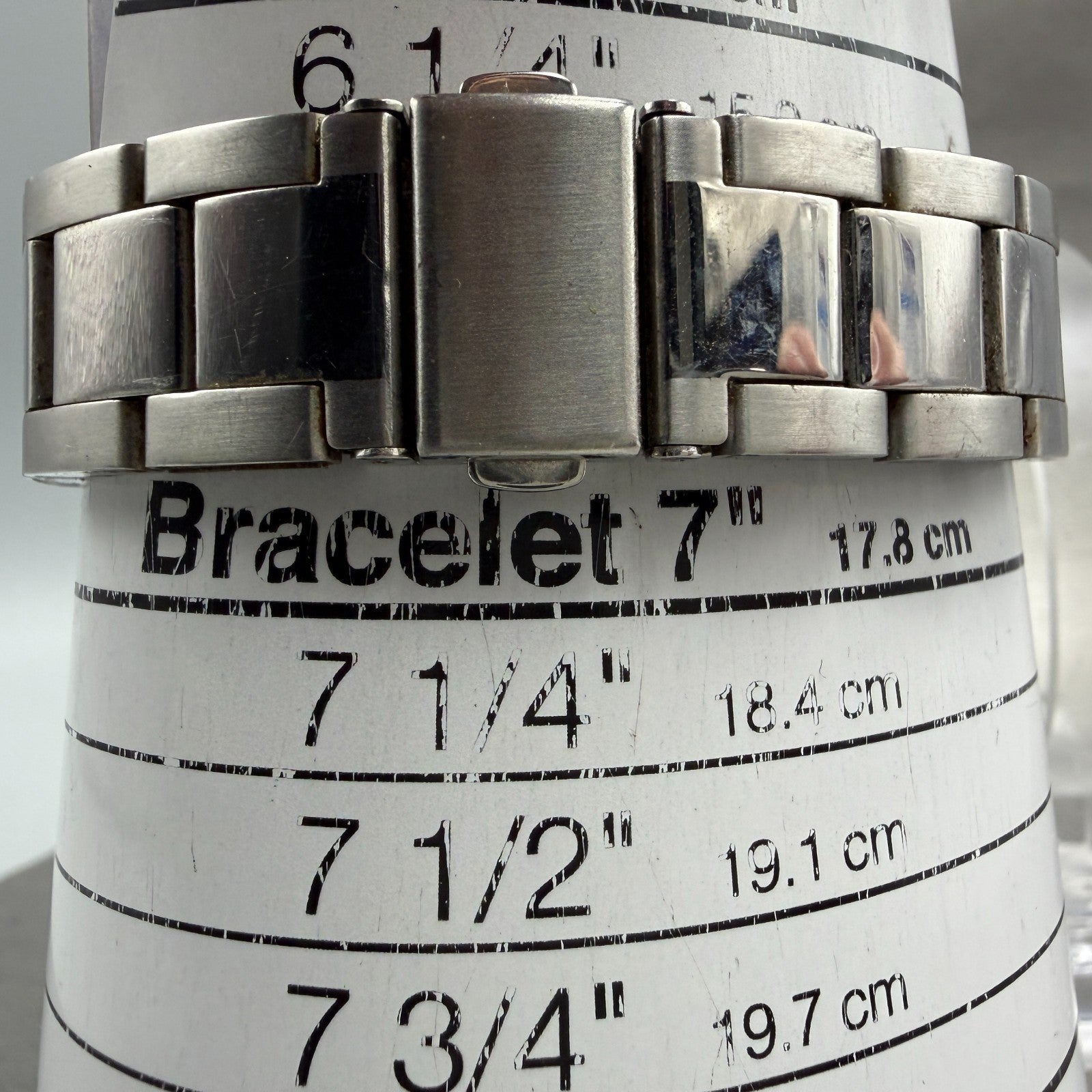 Croton Watch Men 38mm White Dial Silver Tone Daydate Round RT-144M New Battery10