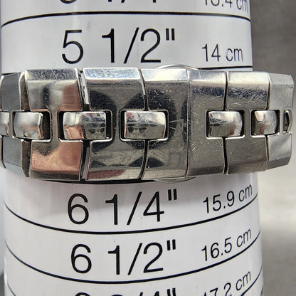 Bulova Accutron Watch Women 22mm MOP Dial Steel NO BACK !!!! 26R33 New Battery11