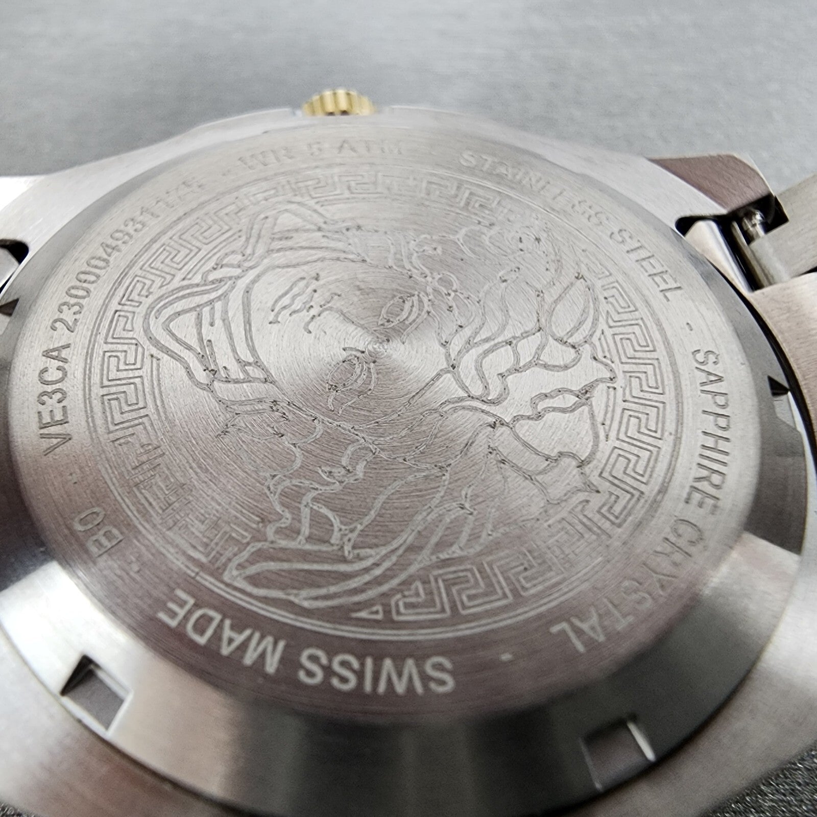 Versace Meduase Chronograph Watch Women 40mm White Dial Steel Date VE3CA052310