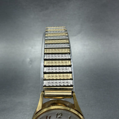 Seiko Watch Women 23mm White Dial Gold Plated Manual Wind 1104-0031 Runs GV64