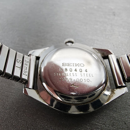 Seiko Watch Women 25mm White Dial Silver Tone Round 25590010 New Battery9