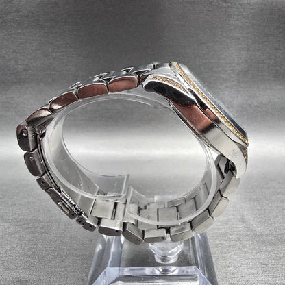 Michael Kors Blair Watch Men 39mm Silver Dial Chrono Date Gemmed MK5459 New Batt8