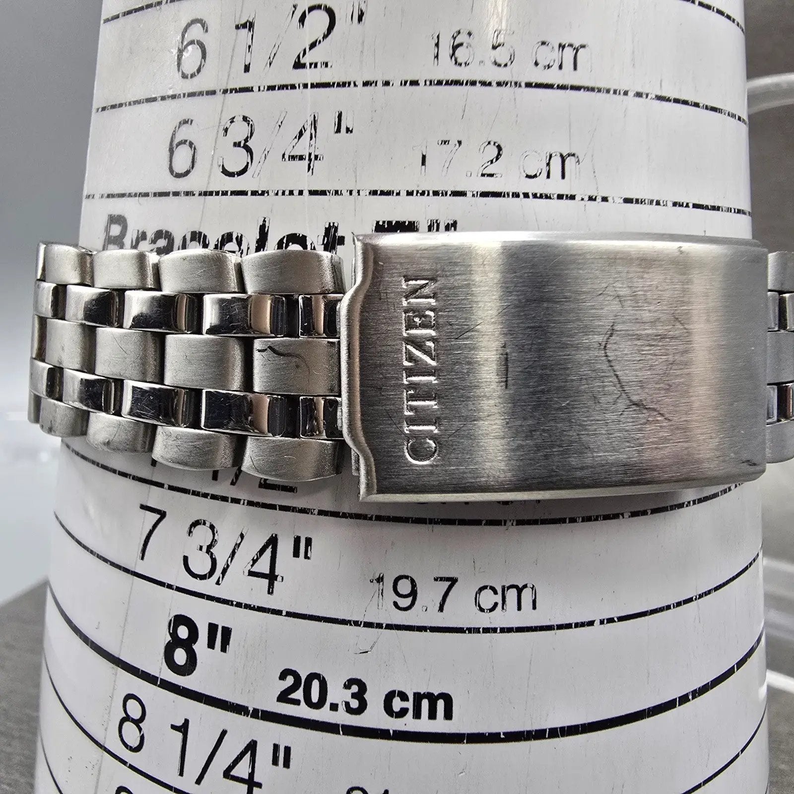 Citizen Junction Eco-Drive Watch Men 36mm Gray Dial Two Tone 5080-K10816 Runs10