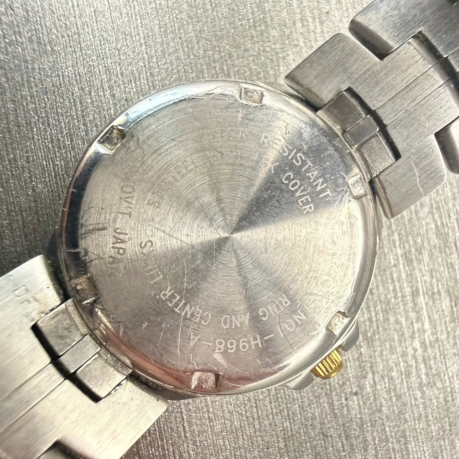 Seiko Watch Women 25mm White Dial Two Tone Round 1N01-H968 New Battery Vintage10