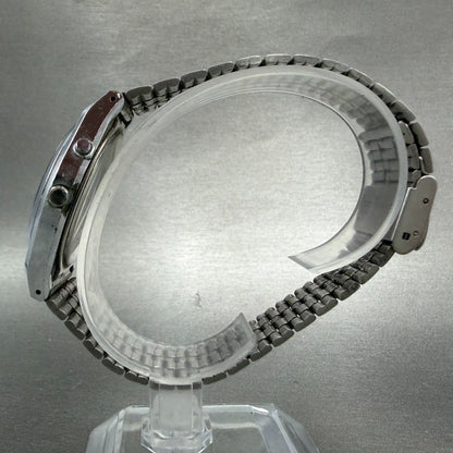 Casio Illuminator MQ-405 Watch Men 35mm White Dial Silver Tone READ! New Battery6