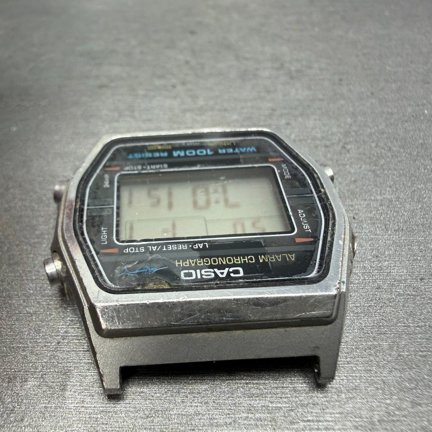 Casio W-750 Marlin Watch Men 36mm Silver Digital Alarm Chronograph 248 New Batt4