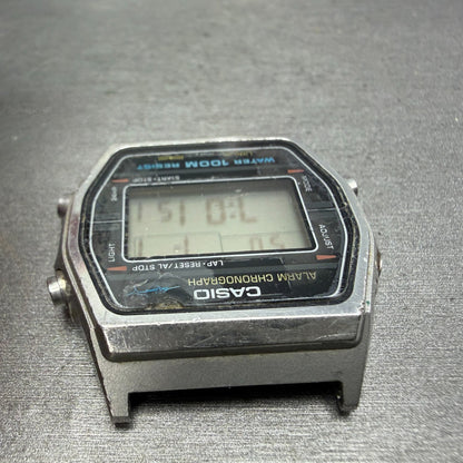 Casio W-750 Marlin Watch Men 36mm Silver Digital Alarm Chronograph 248 New Batt4