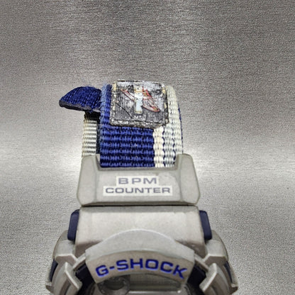 Casio GShock DW9550 Watch Men 48mm Digital Blue Gray Alarm Chrono New Battery4