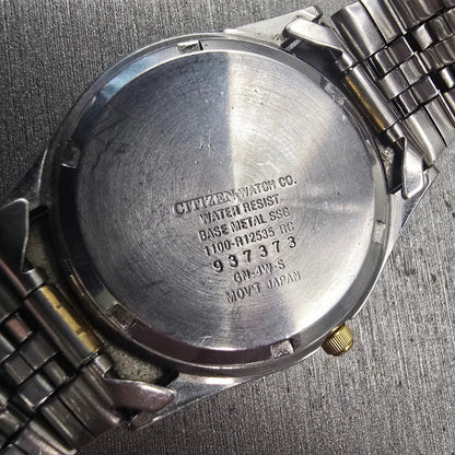 Citizen President Watch Men 35mm Champagne Dial Two Tone Daydate New Battery10