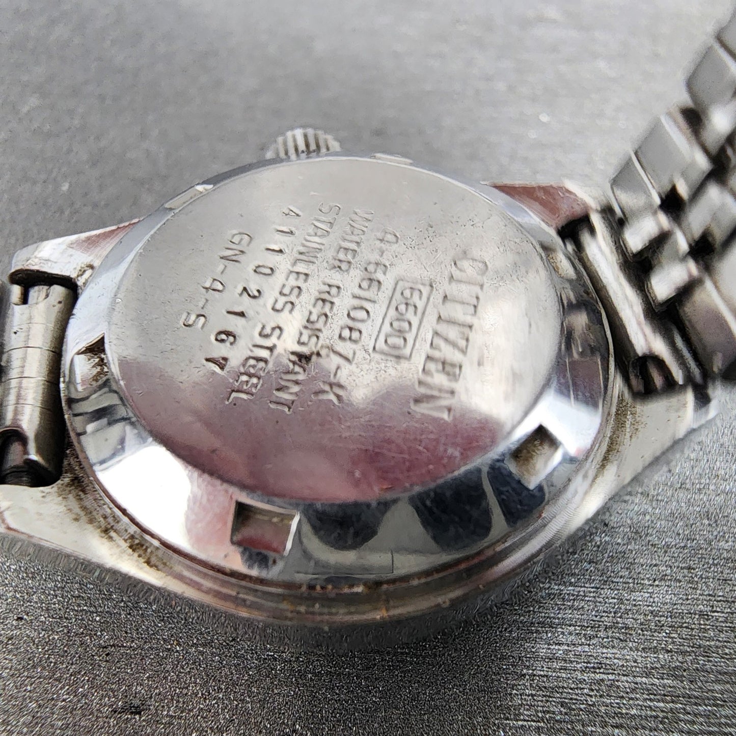 Citizen Automatic Watch Women 26mm Blue Dial Silver Tone Daydate Runs 6600 VTG9