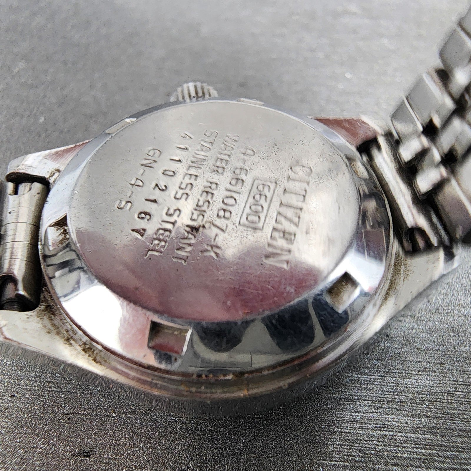 Citizen Automatic Watch Women 26mm Blue Dial Silver Tone Daydate Runs 6600 VTG9