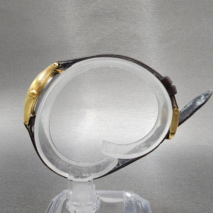 Seiko Spirit Watch Women 24mm White Dial Gold Tone 4n210540 New Battery6