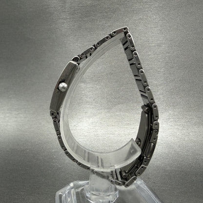 Rado Jubile Tank Watch Women 18mm Silver Dial Ceramic Diamond Bezel 153.0430.36