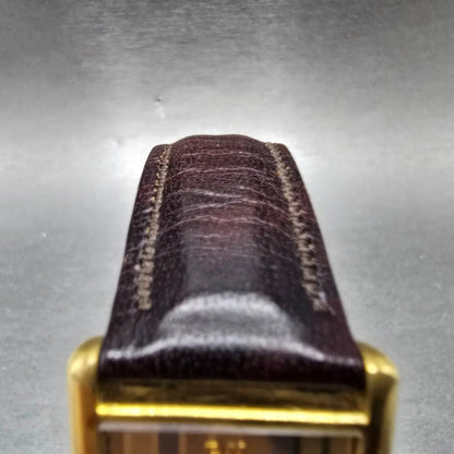Raymond Weil Tank Watch Women 23mm Gold Dial Gold Plated Rectangle READ!! NewBat4