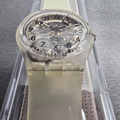Swatch Olympic Sport Edition Watch Men 34mm Transparent GK209ST New Battery NOS6