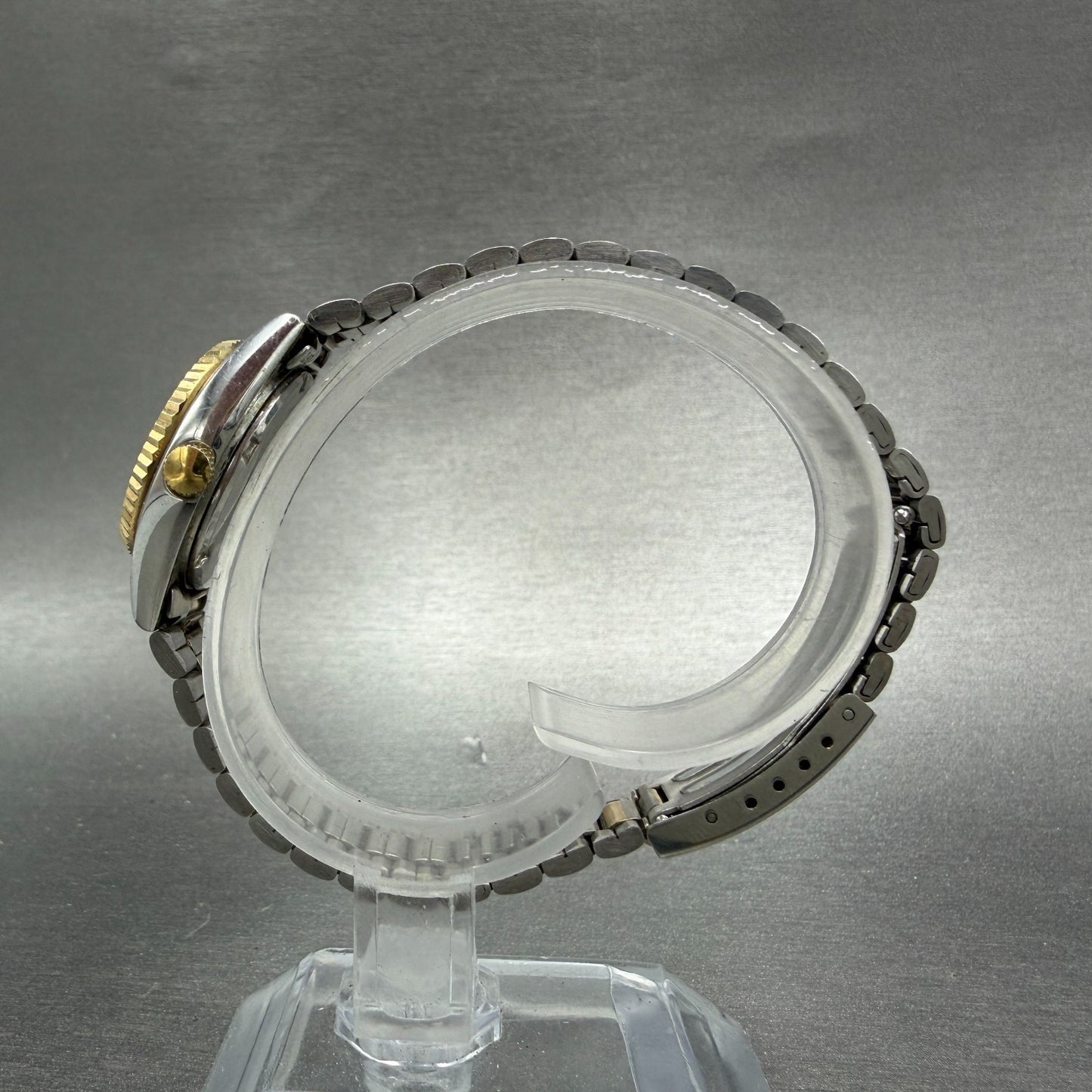 Seiko SQ Watch Women 24mm Silver Dial Two Tone Daydate 8523-0050 New Battery HJ76