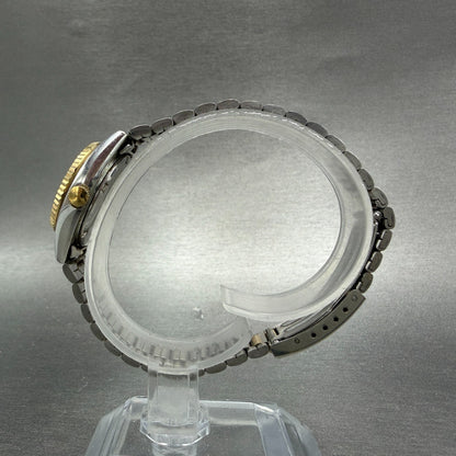 Seiko SQ Watch Women 24mm Silver Dial Two Tone Daydate 8523-0050 New Battery HJ76
