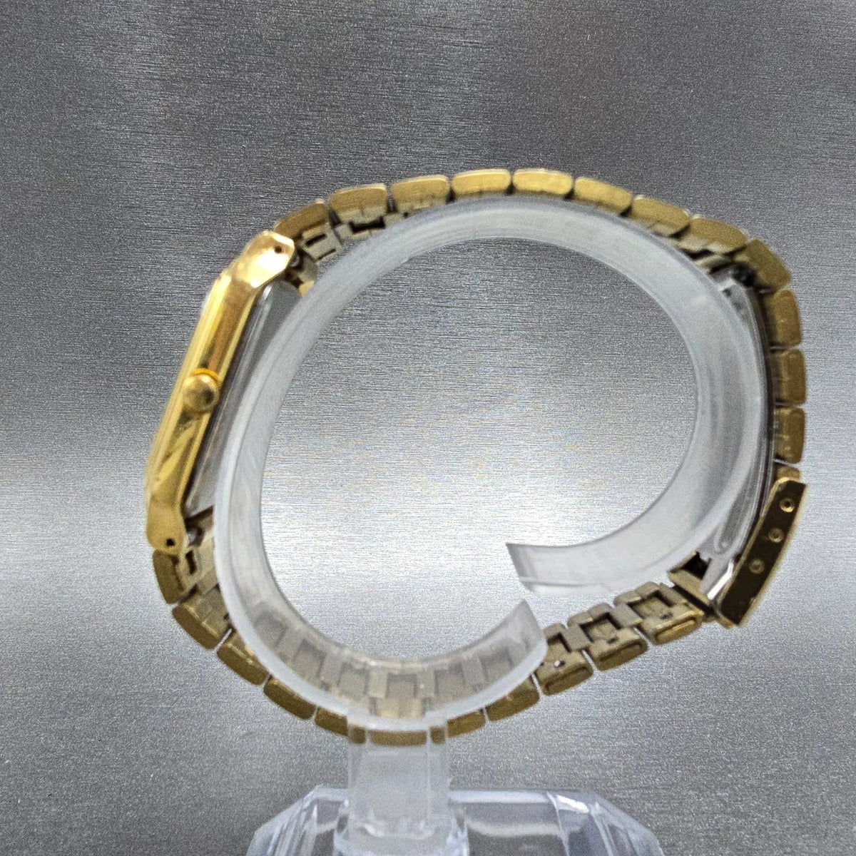 Citizen Tank Watch Men 26mm Gold Dial Gold Tone Rectangle 6030-S60201 PARTS7