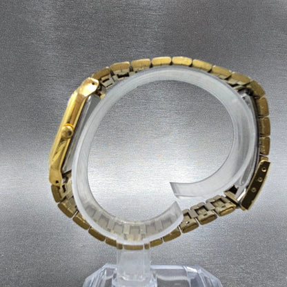 Citizen Tank Watch Men 26mm Gold Dial Gold Tone Rectangle 6030-S60201 PARTS7