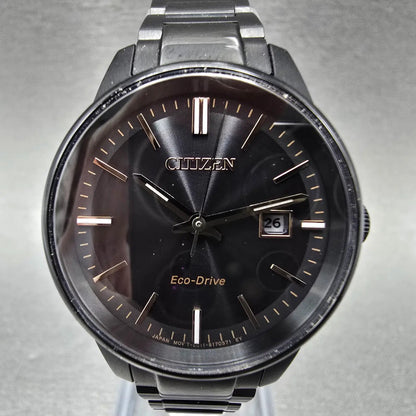Citizen Axiom Eco-Drive Watch Women 29mm Black Dial Blackl Round EW2595-57E Runs0