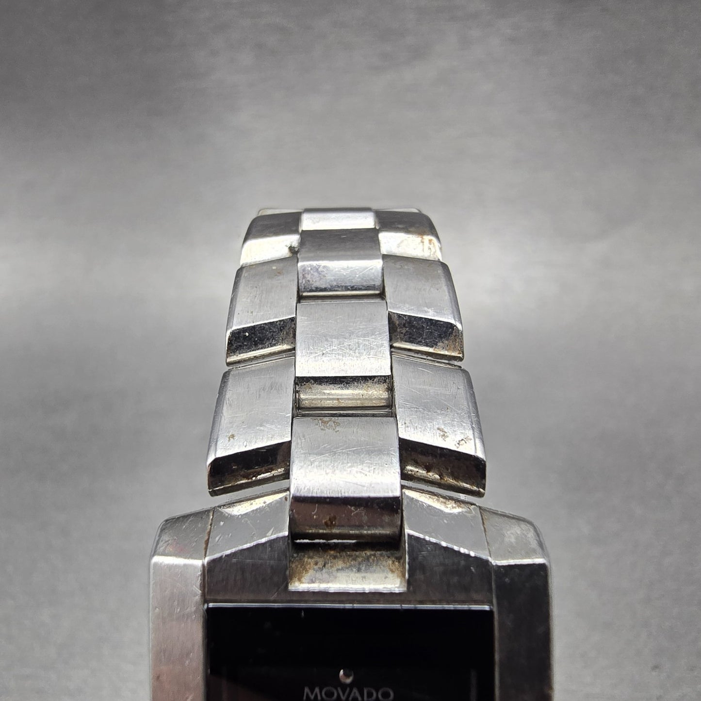 Movado Eliro Watch Women 22mm Black Dial Stainless Steel 84 C1 415.A PARTS5
