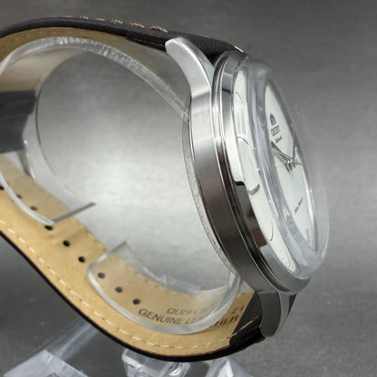 Orient Bambino Watch Men 41mm White Dial Stainless Steel Date Round Automatic AB3